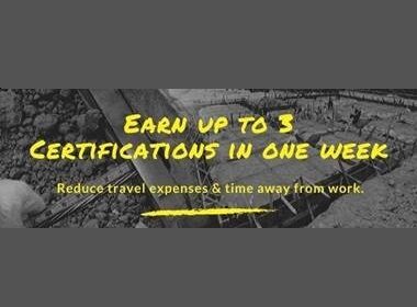 Earn up to 3 certifications